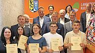 Die besten Absolventinnen und Absolventen wurden geehrt.