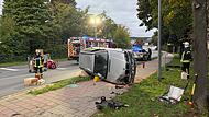 Unfall auf der Adenauerallee in Forchheim.