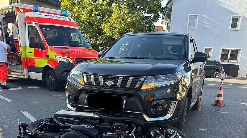Kreis Forchheim: Autofahrer übersieht Biker - 56-Jähriger bei Unfall verletzt Kreis Forchheim: Autofahrer übersieht Biker - 56-Jähriger bei Unfall verletzt