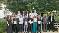 Die Staatliche Realschule Bad Brückenau verabschiedete ihre Zehntklässler mit viel Optimismus. Das Bild zeigt die Klasse 10a.