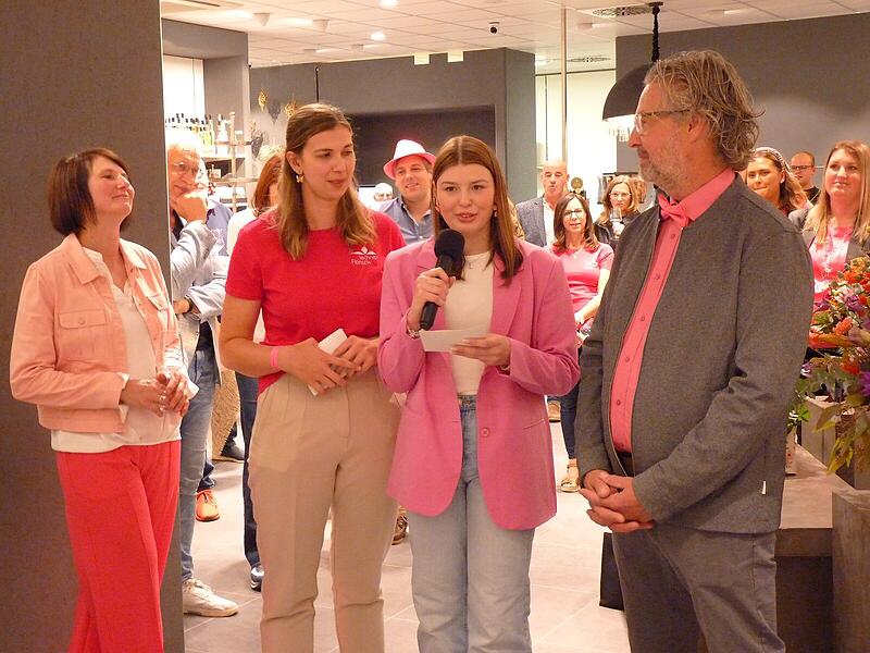 Von links: Sylvia Lechner, Ines Senft, Emma und Markus Lechner