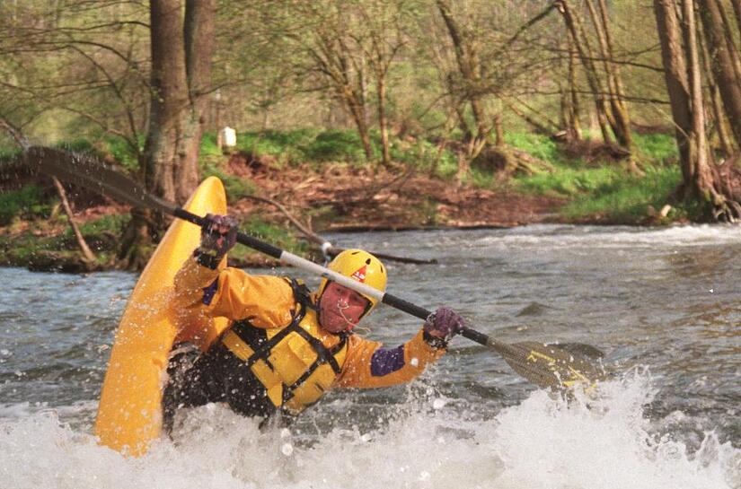 Kajakfahren auf der Sinn ist seit Frühling 1999 verboten.