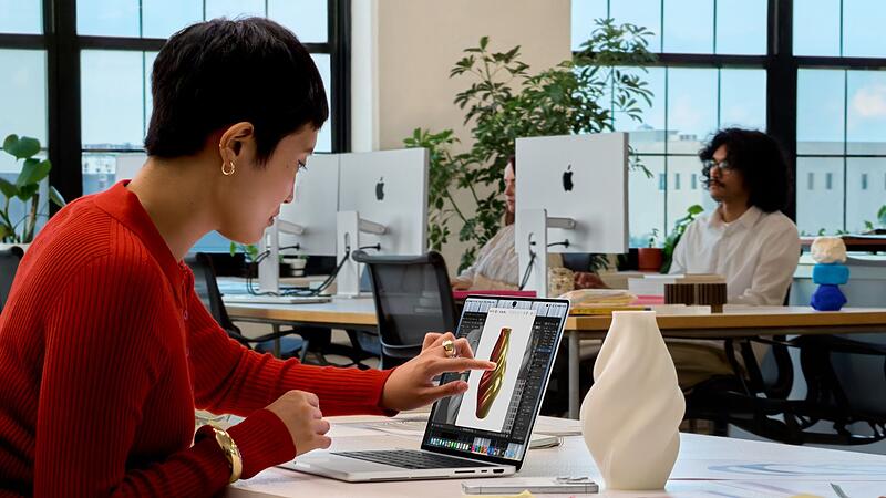 Macbook Pro mit Touchscreen-Display