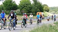 Jungfernfahrt zur Er&ouml;ffnung des Geh- und Radweges