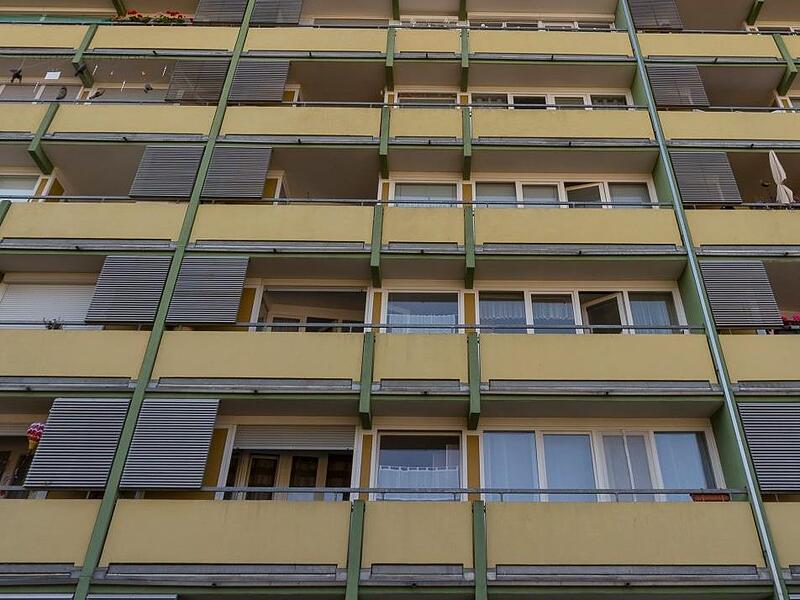 Eine der von der GWS verwalteten Wohnblöcke in Forchheim-Nord.Forchheim & Fränkische Schweiz
