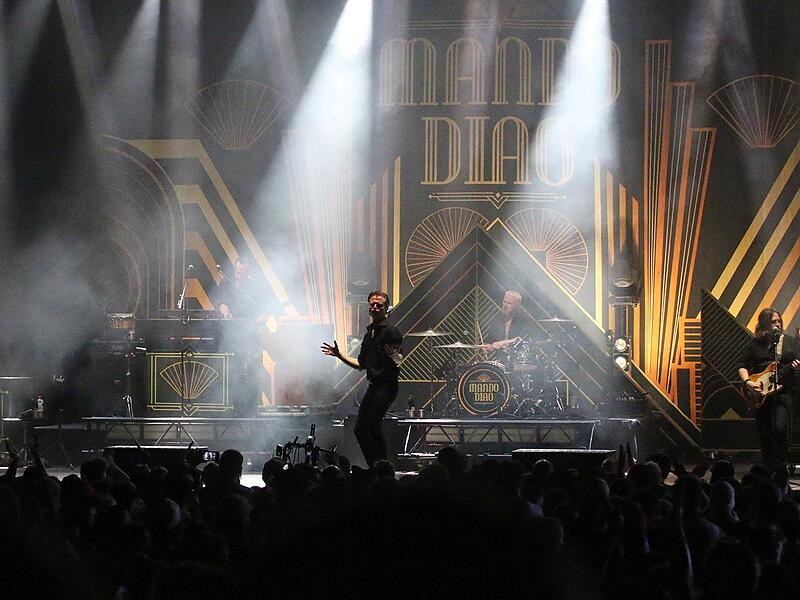 Die schwedische Rockband „Mando Diao“ beim Lutzi-Festival 2024. Die schwedische Rockband „Mando Diao“ beim Lutzi-Festival 2024.