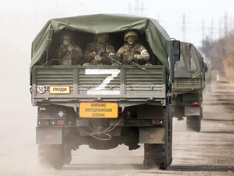 Soldaten auf der Krim