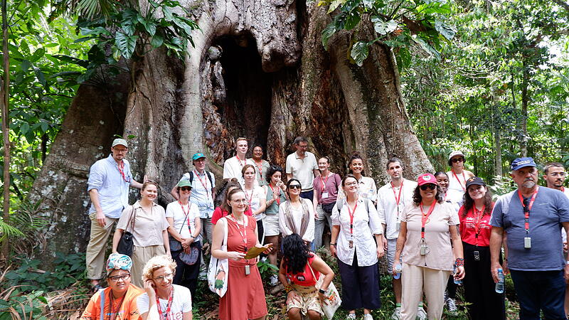 Lisa Badum machte sich einen Eindruck vom Leben im brasilianischen Regenwald.