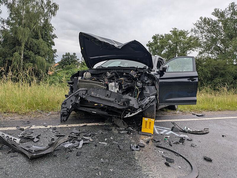 Unfall zwischen Kulmbach und Mainleus Unfall zwischen Kulmbach und Mainleus