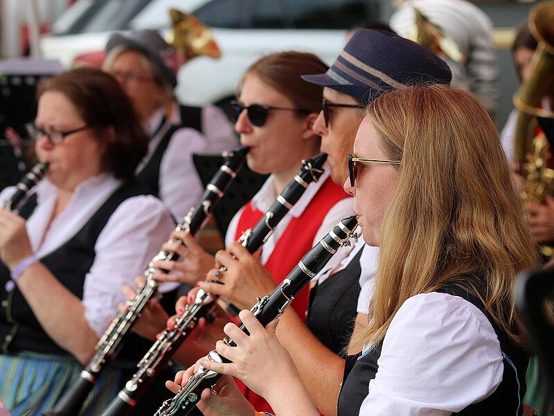 Die Spirkenl&auml;nder Blasmusik ist der heimliche H&ouml;hepunkt beim &bdquo;Ab geht die Lutzi&ldquo;-Festival