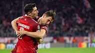 Robert Lewandowski und Leon Goretzka Robert Lewandowski und Leon Goretzka