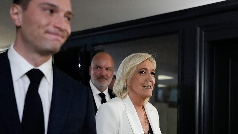 Marine Le Pen und Jordan Bardella