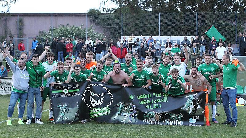 Der SC Lichteneiche steigt in die Kreisklasse auf: Im Relegationsspiel gegen den FV Zeckendorf setzte sich die Mannschaft von Spielertrainer Maik Vogel mit 2:1 nach Verlängerung durch. Der SC Lichteneiche steigt in die Kreisklasse auf: Im Relegationsspiel gegen den FV Zeckendorf setzte sich die Mannschaft von Spielertrainer Maik Vogel mit 2:1 nach Verlängerung durch.