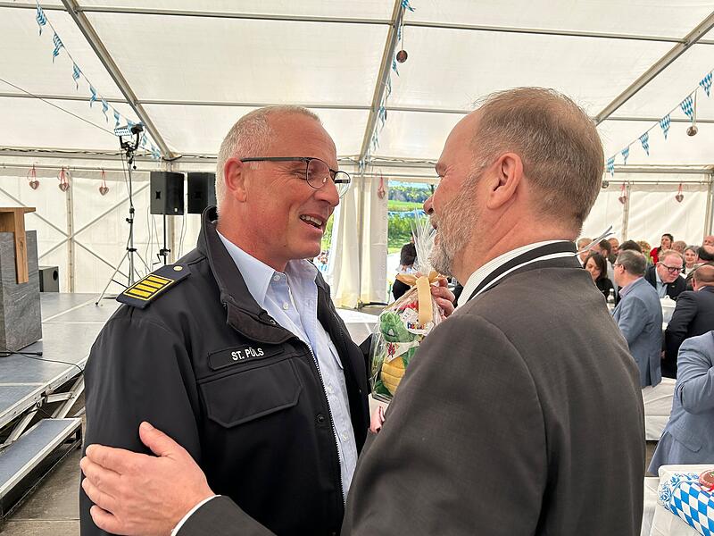 Verabschiedung von B&uuml;rgermeister Bernd Reisenweber in Ebersdorf bei Coburg