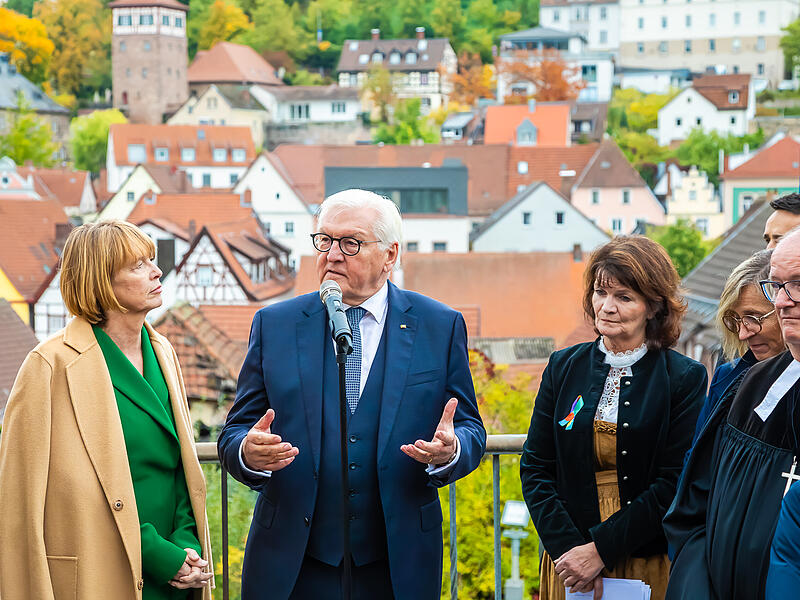 Bundespr&auml;sident Steinmeier in Kulmbach