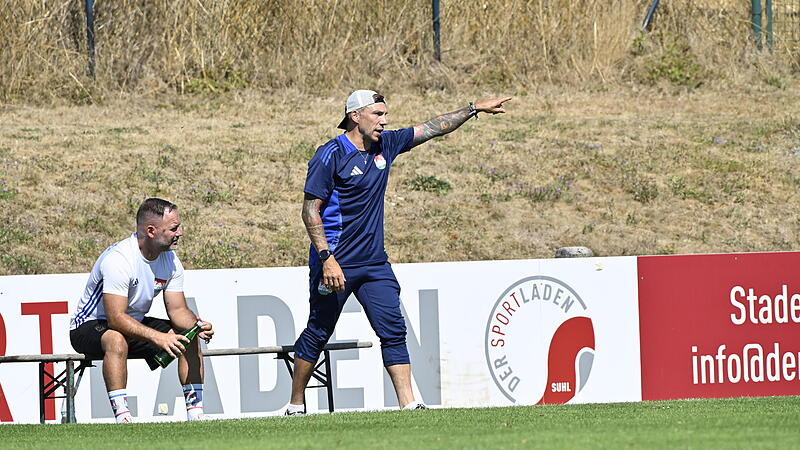 Burgebrachs Trainer Tobias Burger war nach dem 0:1 in Ebersdorf bedient.