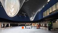 Platz für eine zentrale Bar im Terminal 3 am Flughafen Frankfurt.