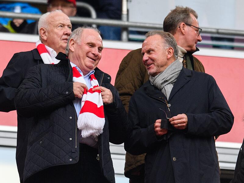 Uli Hoeneß (l) und Karl-Heinz Rummenigge Uli Hoeneß (l) und Karl-Heinz Rummenigge