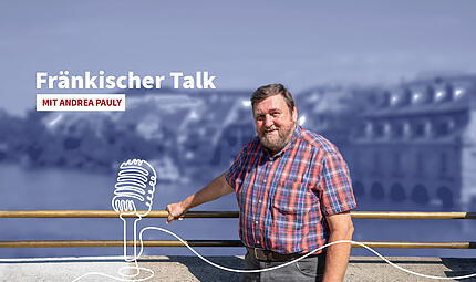 Max Kropf, Sandkerwa-Moderator, ist zu Gast im Podcast Fr&auml;nkischer Talk