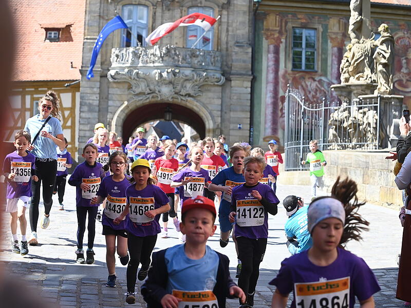 Weltkulturerbelauf 2025: Der Fuchs-Sch&uuml;lerlauf ging &uuml;ber 1,6 Kilometer.