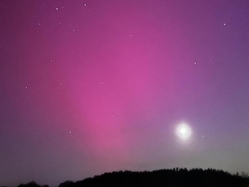 Polarlichter über Kronach 2024Polarlichter über Kronach