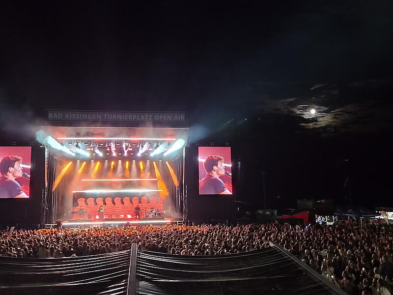 Wincent Weiss beim Open Air in Bad Kissingen