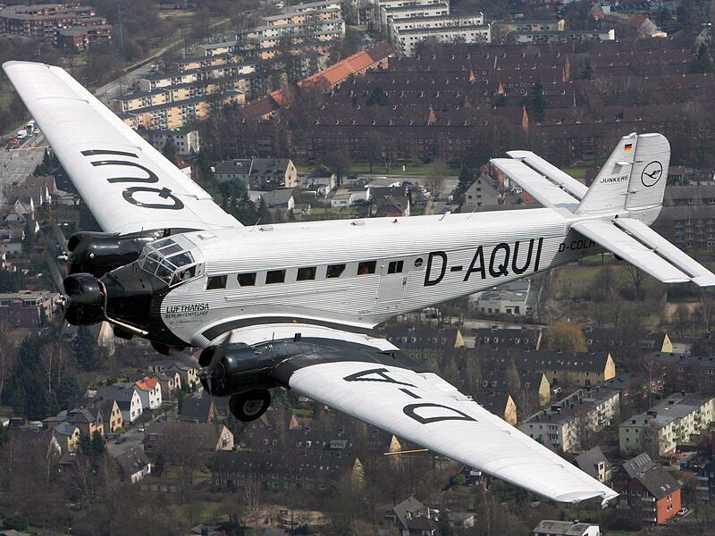 Ju 52 der Lufthansa wird in Frankfurt ausgestellt