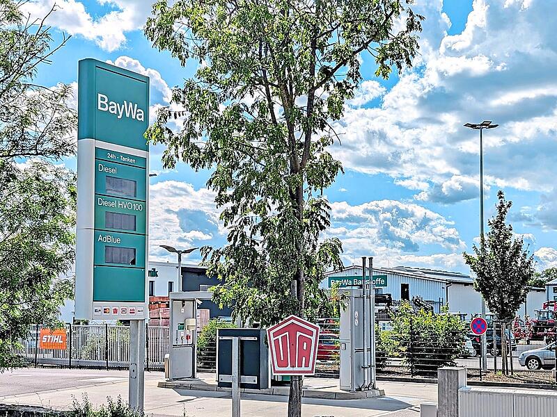 Die Baywa-Tankstelle in CoburgJonas Christmann