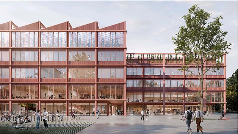 Der Entwurf f&uuml;r den Campus Kulmbach: So wird das G&uuml;terbahnhofsareal aussehen.