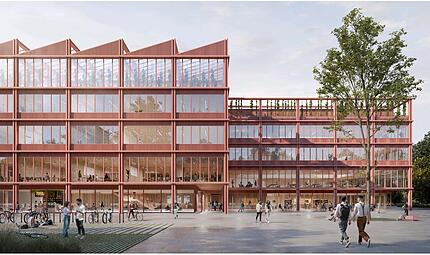 Der Entwurf f&uuml;r den Campus Kulmbach: So wird das G&uuml;terbahnhofsareal aussehen.