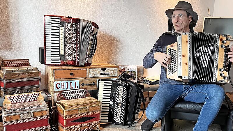 Zu seinen Instrumenten hatte Oti Schmelzer schon immer eine Affinit&auml;t.