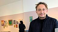 Kilian Hoock in seiner neuen Galerie „Kunst Design Bamberg“ in der Luitpoldstraße.