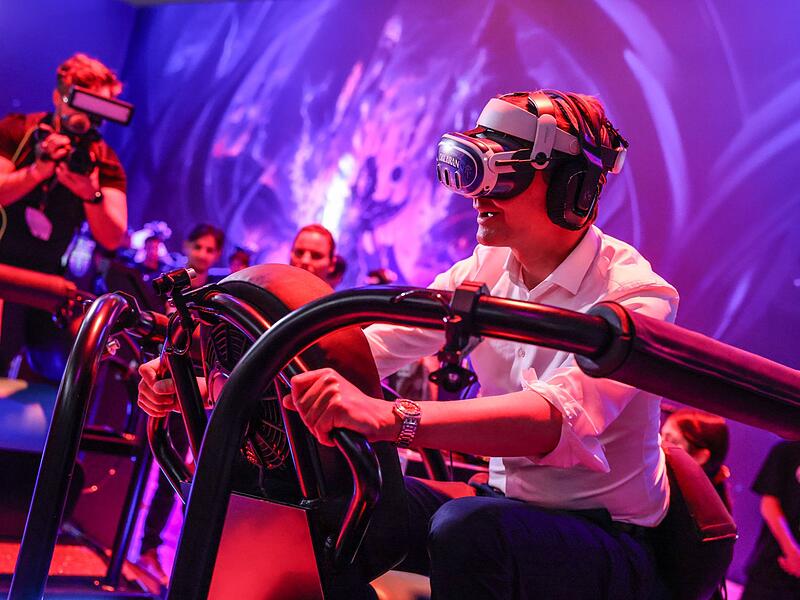 Hendrik W&uuml;st auf der Gamescom