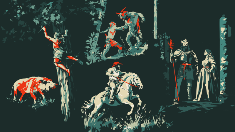 Ein makaberer Scherz, ein verfolgter J&auml;ger oder ein einsamer Reiter: Um Ma&szlig;bach und Poppenlauer gibt es einige Geschichten.