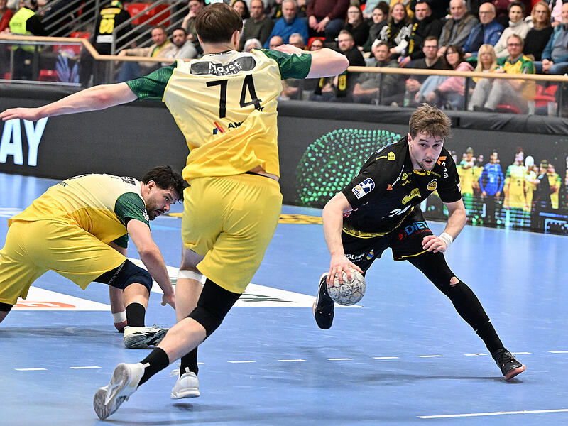 Marin Lisac brachte zu selten Ruhe ins Coburger Angriffsspiel, erlaubte sich sechs technische Fehler.