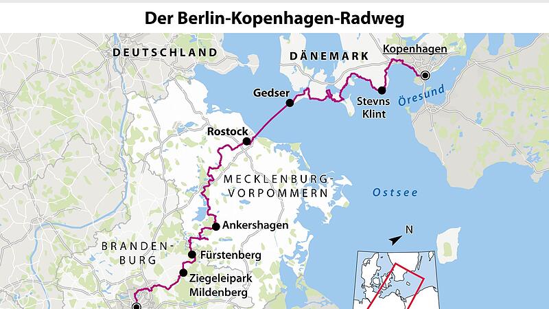 Der Berlin-Kopenhagen-Radweg