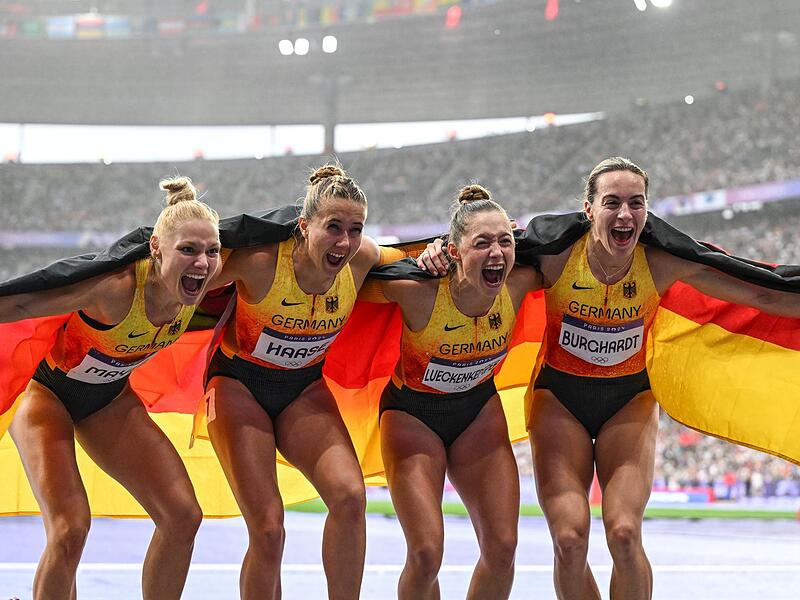 Deutsche Sportlerinnen bei Olympia