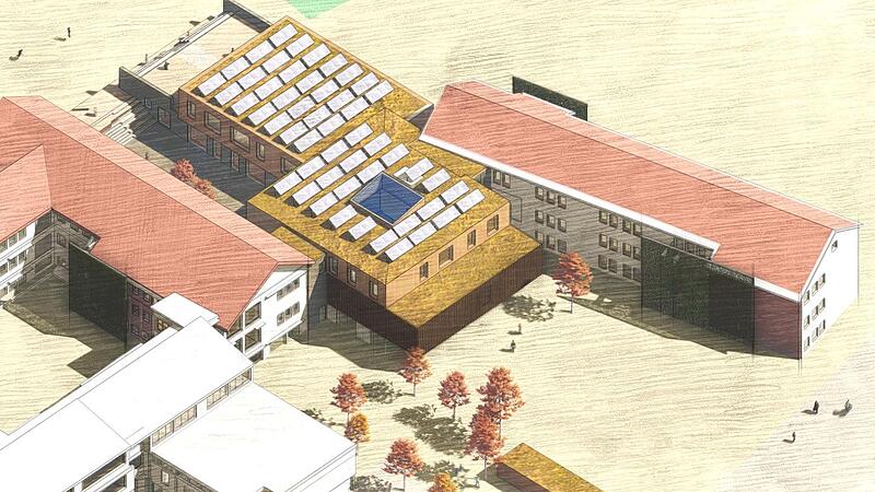 Mit PV-Anlage und Wärmepumpe setzt Hirschaid auf umweltfreundliche Technik. Die Schule wird nicht nur modern, sondern auch zukunftssicher gestaltet. Mit PV-Anlage und Wärmepumpe setzt Hirschaid auf umweltfreundliche Technik. Die Schule wird nicht nur modern, sondern auch zukunftssicher gestaltet.