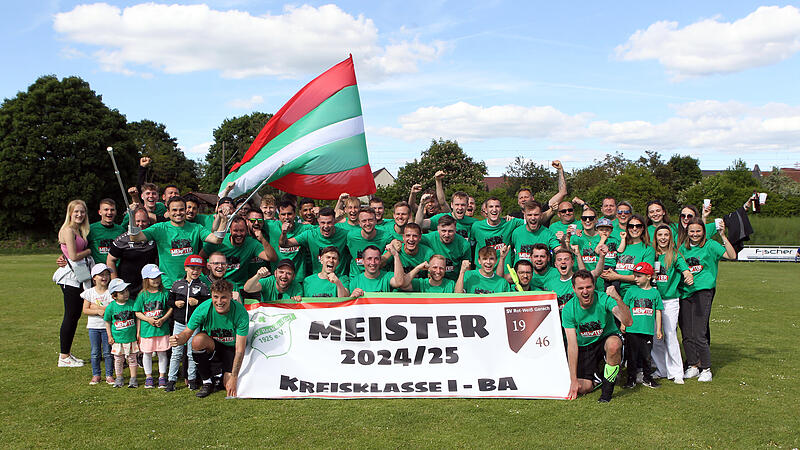 Meister und Aufsteiger der Kreisklasse 1: Die SG Reckend/Gerach spielt k&uuml;nftig in der Bamberger Kreisliga.