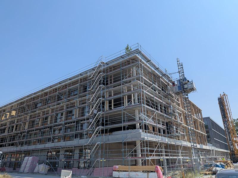 Sancurapark Bamberg Baustelle