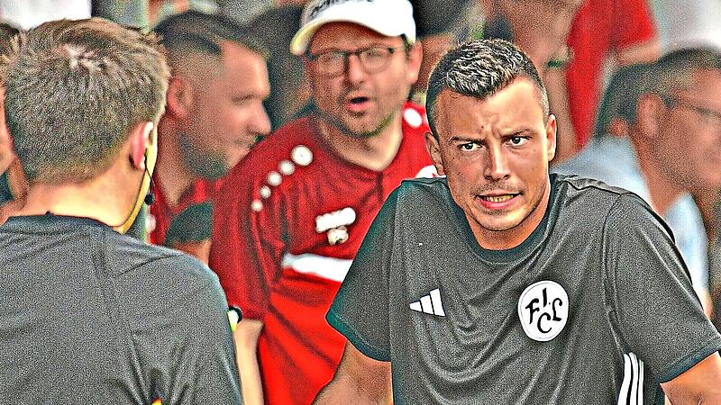 Der Lichtenfelser Trainer Stefan Dietz verstand nicht, warum der Video-Schiedsrichter beim Tor von Jonathan Tah überhaupt eingegriffen hat. Gunther Czepera Der Lichtenfelser Trainer Stefan Dietz verstand nicht, warum der Video-Schiedsrichter beim Tor von Jonathan Tah überhaupt eingegriffen hat. Gunther Czepera