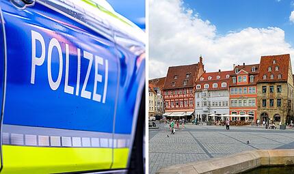 Coburg: Furchteinflößender Mann randaliert in Innenstadt - Polizeieinsatz Coburg: Furchteinflößender Mann randaliert in Innenstadt - Polizeieinsatz
