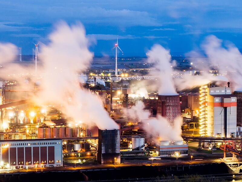 CO2-Ausstoß in der Stahlindustrie CO2-Ausstoß in der Stahlindustrie