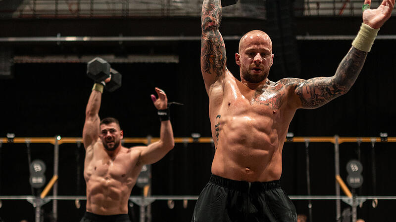 Marc Jersch (rechts) und Pierre Rehfeld (links) belegten beim German Throwdown in Mainz Rang 13 unter 20 Teams.