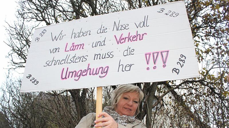 Die Kauerndorfer kämpfen seit Ende der 80er Jahre für die Ortsumgehung.