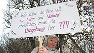 Die Kauerndorfer kämpfen seit Ende der 80er Jahre für die Ortsumgehung.