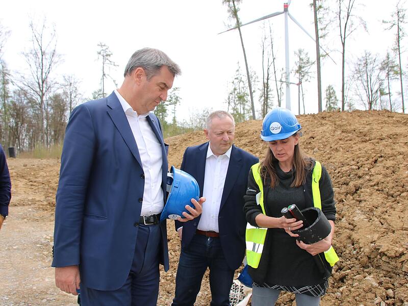 Eindrücke von der Einweihung des Windparks Fuchsstadt. Eindrücke von der Einweihung des Windparks Fuchsstadt.