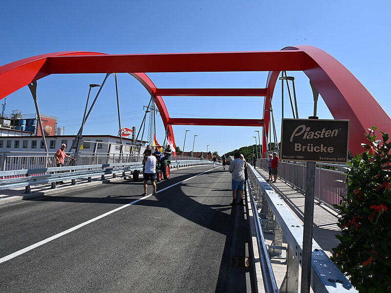 Piastenbrücke Forchheim EröffnungEröffnung Piastenbrücke