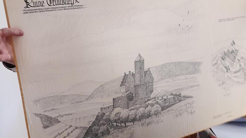 Eine historische Aufnahme der Trimburg Eine historische Aufnahme der Trimburg