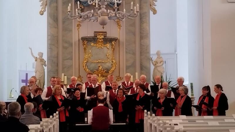 900 Jahre Seibelsdorf Auftakt Ein Highlight war der große Gemeinschaftschor der Chorgemeinschaft Seibelsdorf und des Männergesangvereins Oberrodach.